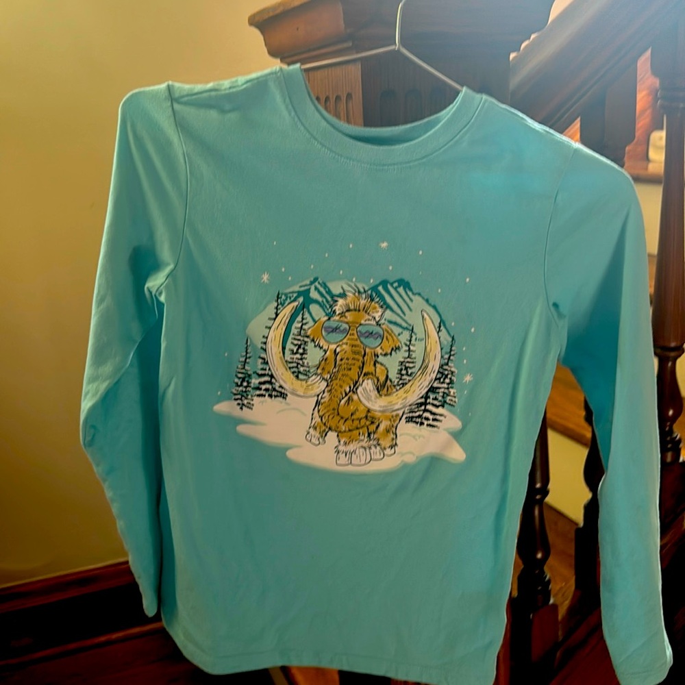 Cat and Jack size M 8/10 light blue long sleeve shirt